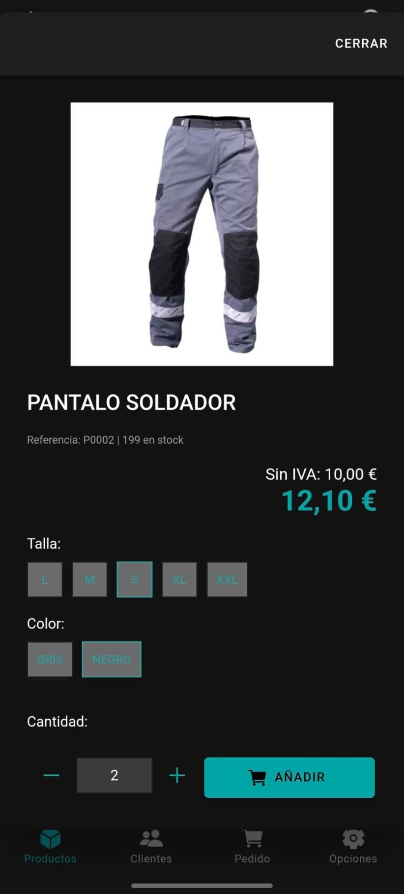Ficha de producto